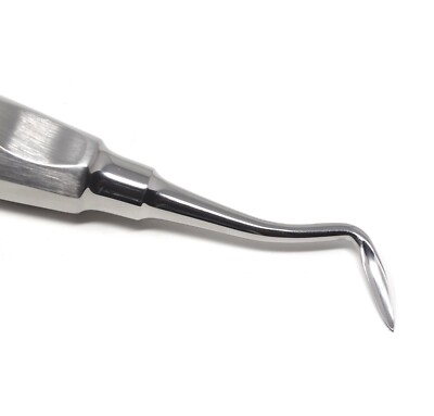 APICAL ROOT DENTAL ELEVATOR DEL302 TOOTH SURGERY STAINLESS STEEL W/ GOLD BAND
