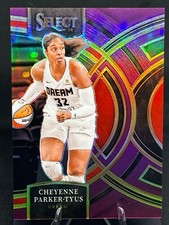 Cheyenne Parker-Tyus 2024 WNBA Select Premier PURPLE PRIZM /149 #175 ATL Dream