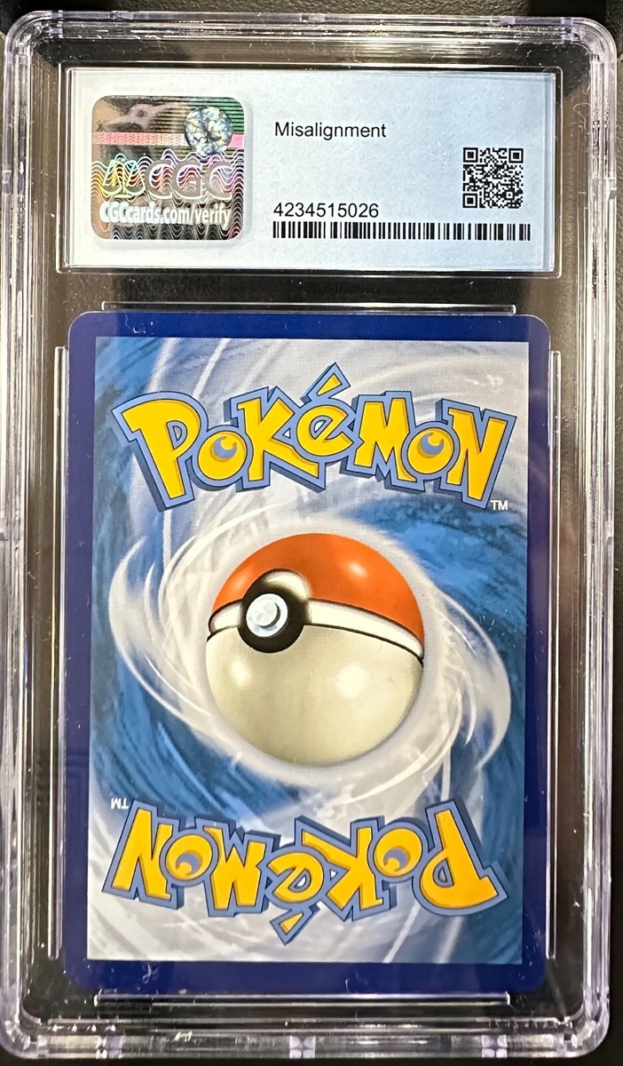 CGC 9 Ferrothorn Error Miscut Front Correct Back Misalignment 131
