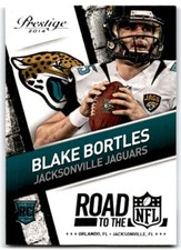 2014 PANINI PRESTIGE DRAFT BIG BOARD BLAKE BORTLES RC JACKSONVILLE JAGUARS #3