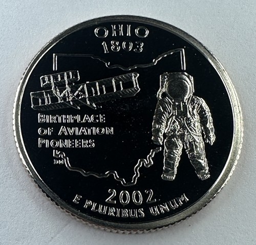 2002-S Ohio State Quarter *PROOF* 25cent Coin from US Mint Proof Set - Picture 7 of 7