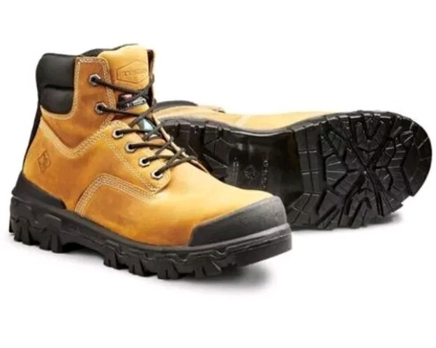 Size 14 - Terra Men's 6-Inch Sentry Composite Toe Work Boots (TR0A4NQEFWE) Brown - Image 4 of 4