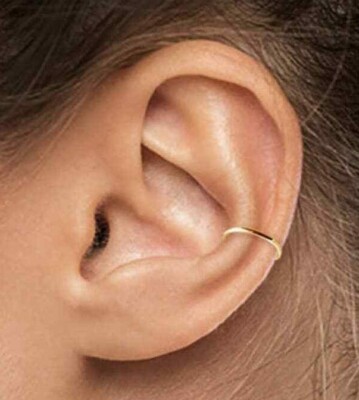 Small Ear Cuff Delicate Ear Wrap 18K Gold Plated Dainty Ear Cuff No Pierce 1