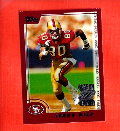 JERRY RICE   #7  TOPPS 2000 SEASON OPENER    S.F. 49ers    NM - Picture 1 of 2