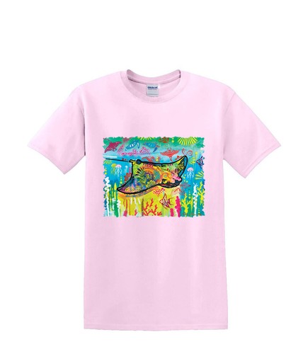 Camiseta S a 2XL 3XL - STING RAY neón bajo el agua diversión náutica adulto - Imagen 12 de 72