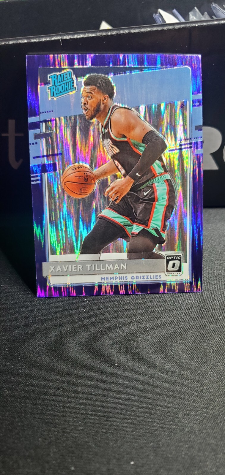 Xavier Tillman Rated Rookie RC 2020-21 Donruss Optic Purple Shock #185