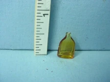 Miniature Amber Glass Flask #HB134 Bright Delights 1/12th Scale