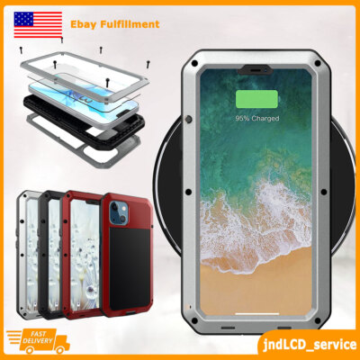 Gorilla Glass Shockproof 360 Case For iPhone 16 15 14 Pro Max 12 mini 13 XS Max