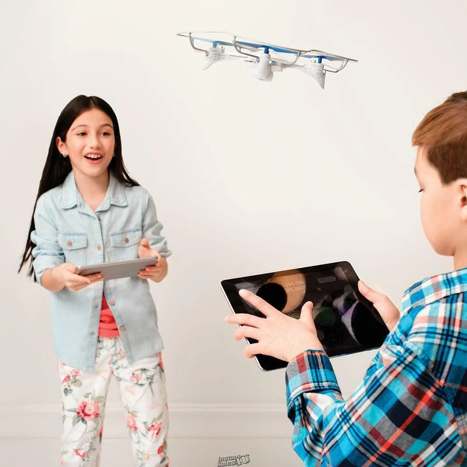 Hammacher Fly and Learn Drone quadcopter’s self-stabilizing LUMI - Image 3 of 4