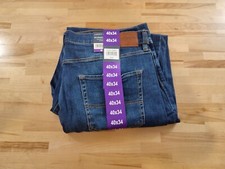 Men's Lucky 410 Athletic Fit 5 Pocket Straight Leg Stretch Jeans Blue W40"xL34"