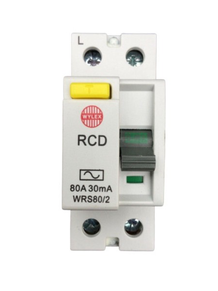 Wylex WRS80/2 RCD – 80A, 30mA, 2-polig, Für Huts Produktbild-Vorschau 3