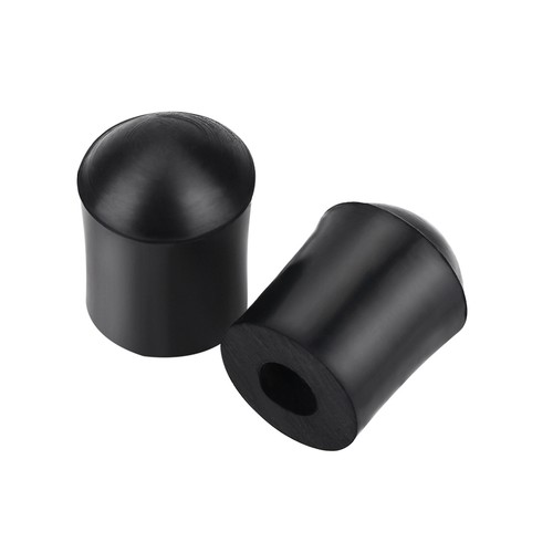 2pcs Double Bass Endpin Rubber Tip Stopper Black Protector End Cap