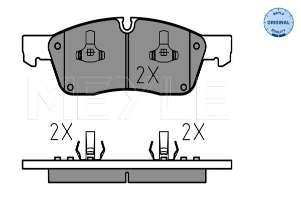 Meyle 025 251 9021 Brake Pad Set, Disc Brake For Jeep-image