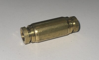 Union: Brass, Push-to-Connect x Push-to-Connect, For 3/8 in x 1/4 in Tube