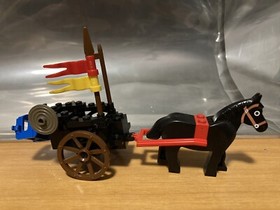 Lego Vintage Legoland Castle 6022 Horse Cart Set 100% Complete Medieval Cart