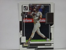 2022 Panini Donruss Baseball Fernando Tatis Jr Variation Nando Yellow #82 Padres