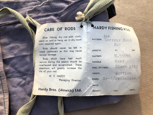 2 x Hardy Corsair Rod 4oz Ledger Boat Fishing Rod Original Bag-FREE POST - Picture 3 of 19