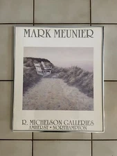 Mark Meunier Exhibition Beach Poster - R. Michelson Galleries - New England Art 