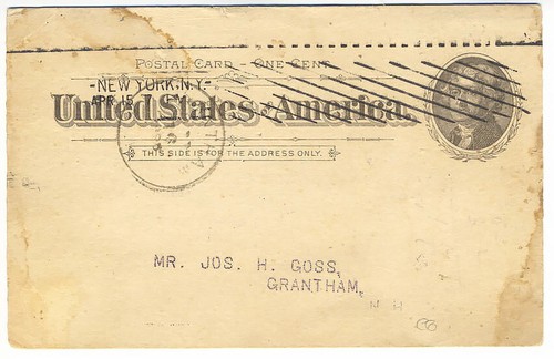 New York NY Iron Clad Mfg. Water Pot Flowers Gardens Advertising Postal card - Picture 2 of 2