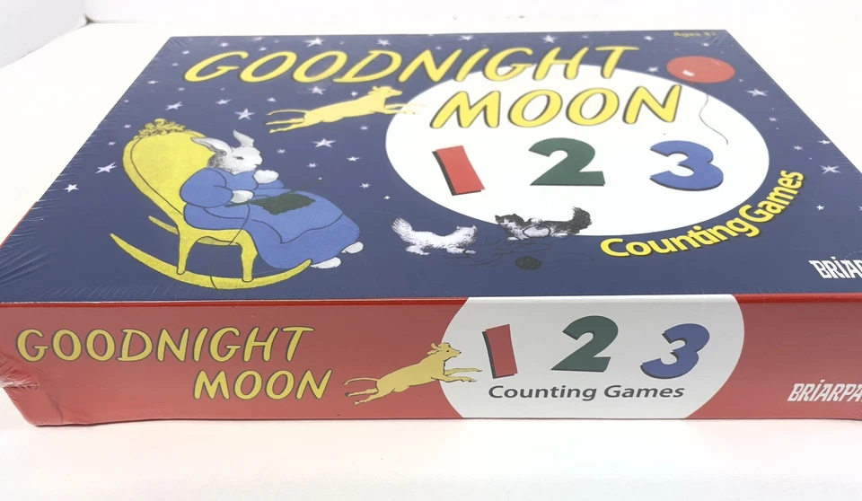 Goodnight Moon 123 Counting Games, Educational Toy Briarpatch New Sealed BoxDent - Image 3 of 4