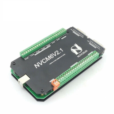 6 Axis 125KHz NVCM6V2.1 USB Mach3 CNC Motion Controller Card Breakout Board