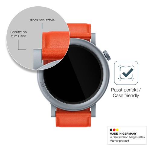 2x Schutzfolie für CMF Nothing Watch Pro 2 - Anti-Shock 9H Folie dipos Glass - Zdjęcie 6 z 7