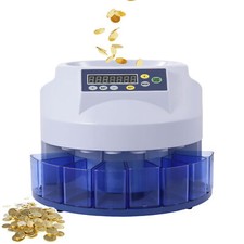  Coin Sorter Counter Automatic Electronic USD Change Money Coin W/LCD Display US