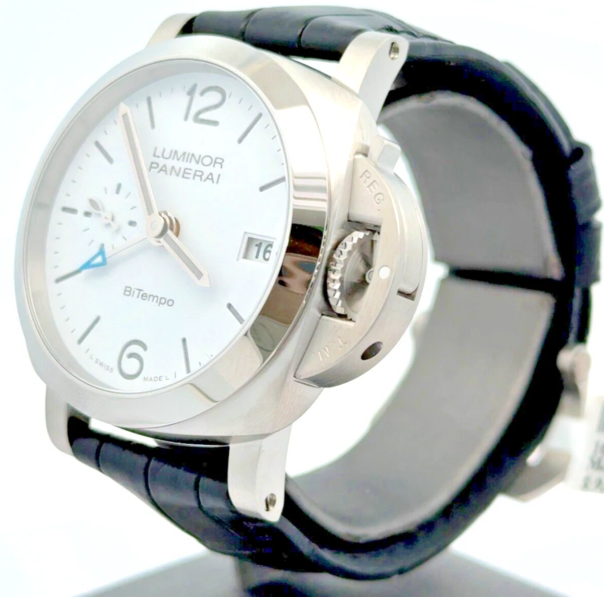 Panerai — Panerai Luminor Pam 1367 Quaranta BiTempo- 40mm New Model PAM01367 Brand New B/P