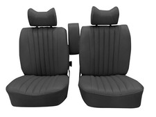 Sitzbezüge Bezüge für die Vordersitze für Mercedes-Benz SL R107 Schwarz bis 1984