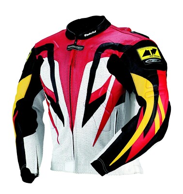 RS Taichi Motorradjacke Lederjacke Perforiert wie Alpinestars Spidi Spyke Revit