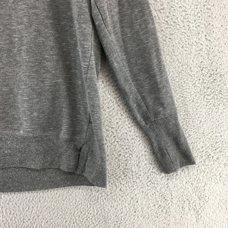 RBX Cowl Neck Sweatshrt Womens Large Grey Pullover Long Sleeve Cotton Blend - Image 3 of 4