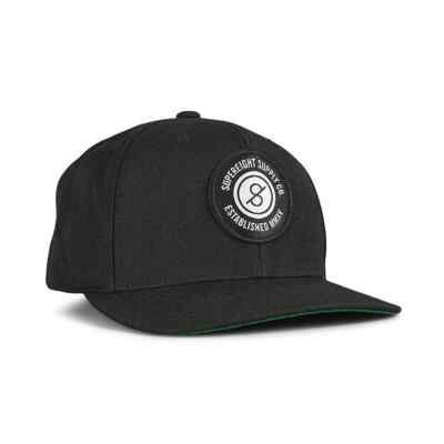Supereight Supply Co Patch Snapback Cap - Schwarz