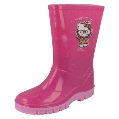 Niña Hello Kitty Purpurina Botas de Agua