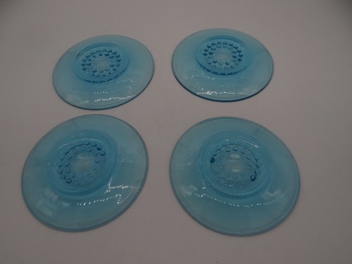 Hazel Atlas Capri Hobnail Cups Saucers Set of 4 Open Hobnail - Picture 6 of 7