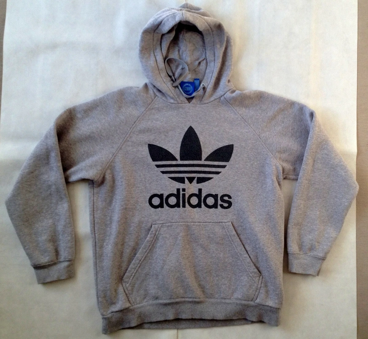 Vintage ADIDAS hoodie hoody size L made in Pakistan