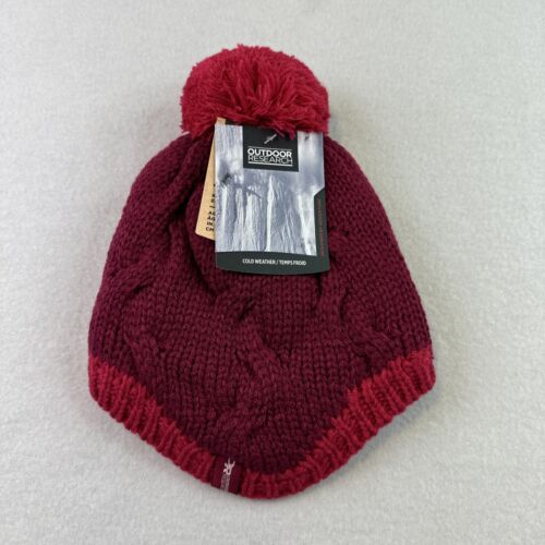 NWT Outdoor Research Kids 6-12 Alleyoop Beanie Sangria/Desert Sunrise 1size