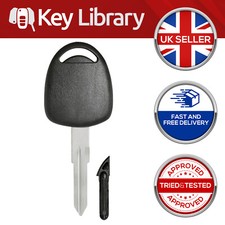 HU46 Vauxhall Blank Manual Transponder Car Key Blade Case Shell