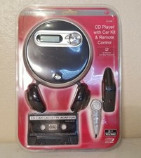 New Durabrand CD Player CD-896 w Car Kit, Remote, Headphones, Cassette Adaptor