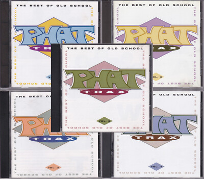 5CD ''PHAT TRAX VOL. 1/2/3/4/5'' FUNK SAMMLUNG FUNKADELIC GEORGE CLINTON BAR KAYS
