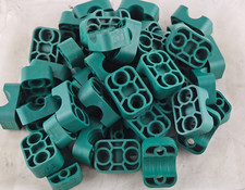 NEW Parker RAP218X Polypropelyne Clamp Group 18MM ID, Green,  Lot of 24