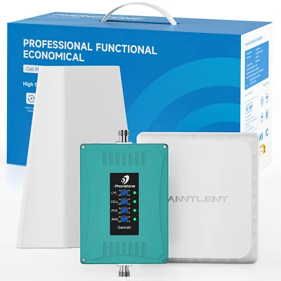 5G 4G LTE Cell Phone Signal Booster 700/850/1700/1900MHz Band 12/13/17/2/5/4 - Image 1 of 4