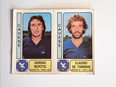1981-82 Panini Calciatori Giorgio Repetto/Claudio De Tommasi Cavese #352