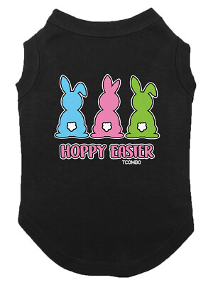 Hoppy Easter - Bunny Rabbit Happy Egg Hunt Lent Spring Dog Shirt