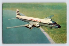 Postcard Northeast Airlines Airplane Sunliner 1960s Unposted Chrome