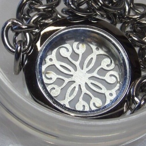 stainless steel personal diffuser silver tone cha… - image 3