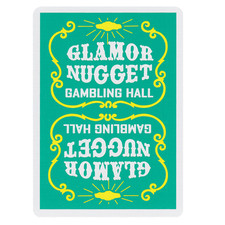 GLAMOR NUGGET GREEN LIMITED ED. DECK PLAYING CARDS POKER SIZE MAGIC TRICKS GAMES