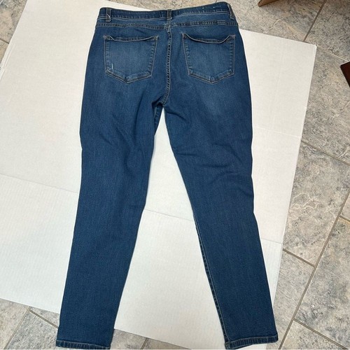 LuLaRoe Magic Waistband Stretch Skinny Distressed Jeans size 32 - Picture 6 of 6