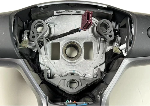 Fits For Tesla Model 3 Model Y Leather Steering Wheel with Heated 1490214-00-B - Picture 5 of 10