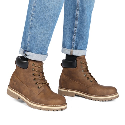 Men's Snow Winter Work Waterproof Outdoor Ankle Lace-Up Warm Boots - 第 41/44 張圖片