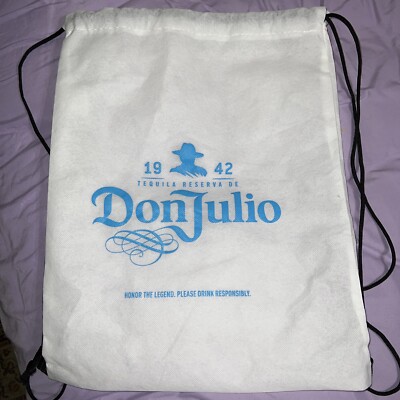 Don Julio 1942 back sack. new  12 by16 inch Free Shipping USA